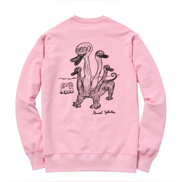 Supreme X Daniel Johnston Crewneck Sweatshirt - Picture 2 of 4